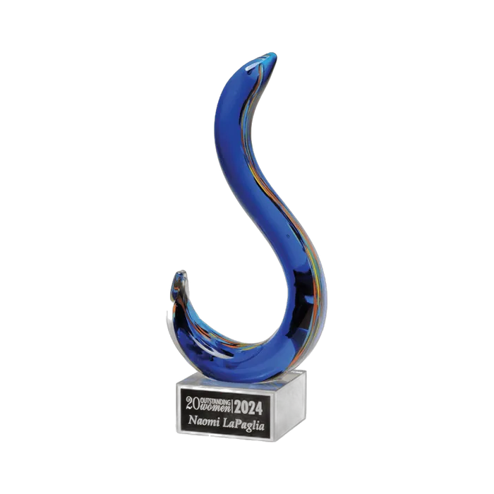 Modern Swan Design Art Glass
