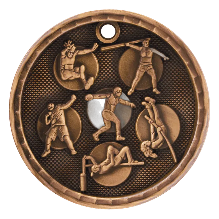 Track & Field 3-D Medal-Bronze