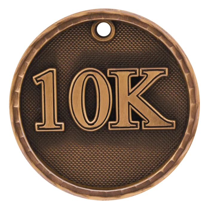 10K 3-D Medal-Bronze