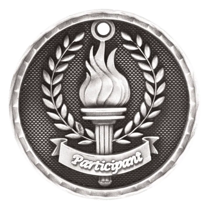 Participant 3-D Medal-Silver