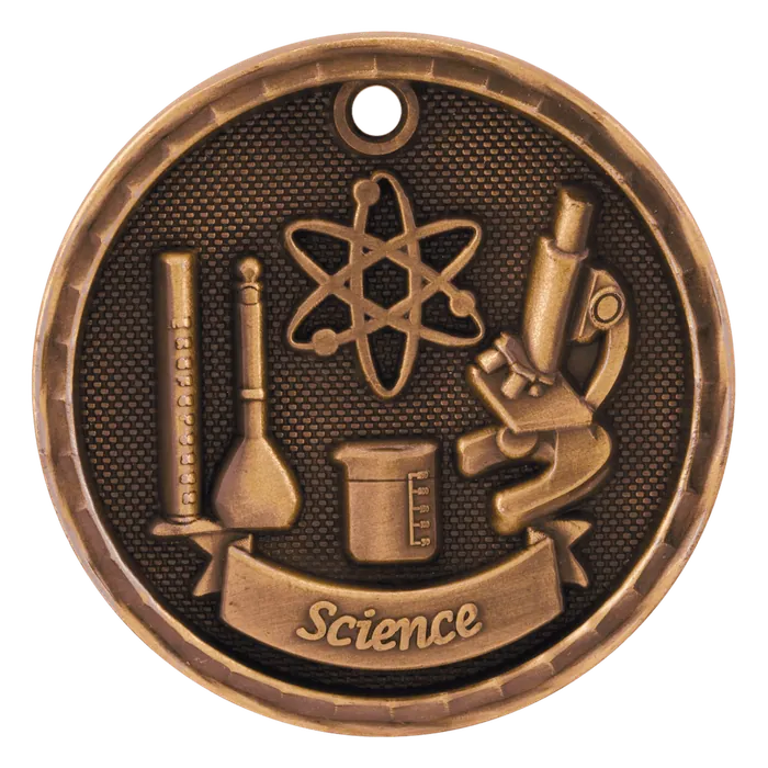 Science 3-D Medal-Bronze