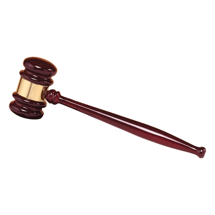 Rosewood Piano Finish Gavel