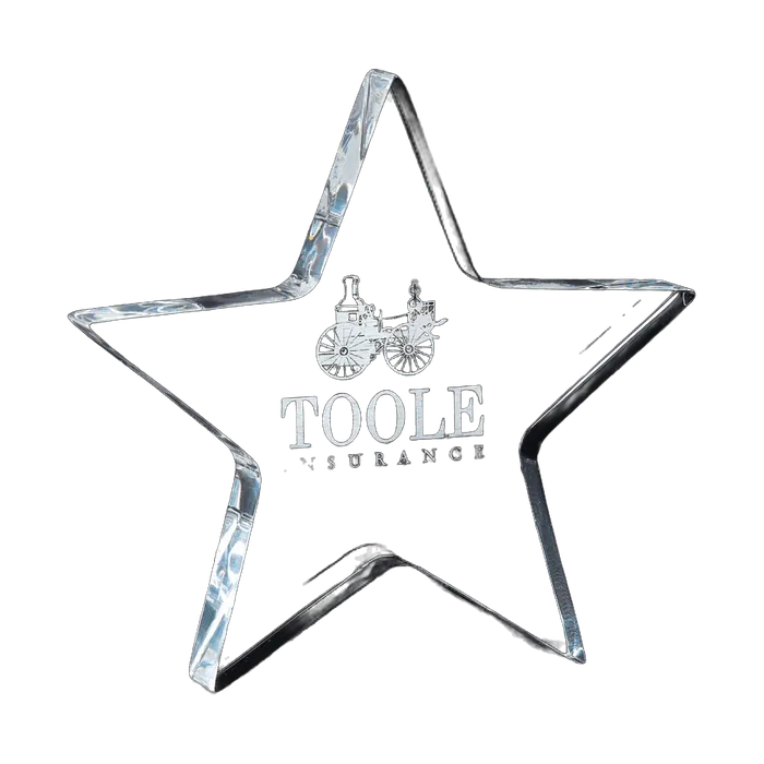 Star Acrylic Paperweight
