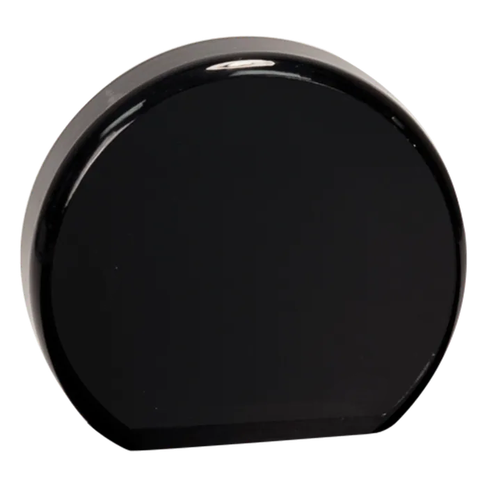 Small Black Acrylic Round