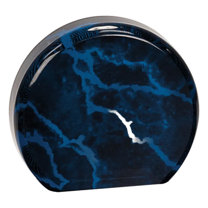 Small Blue Marble Acrylic Round