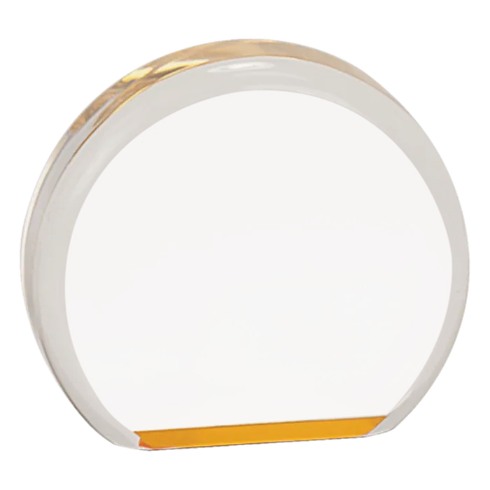 Small Gold Acrylic Round
