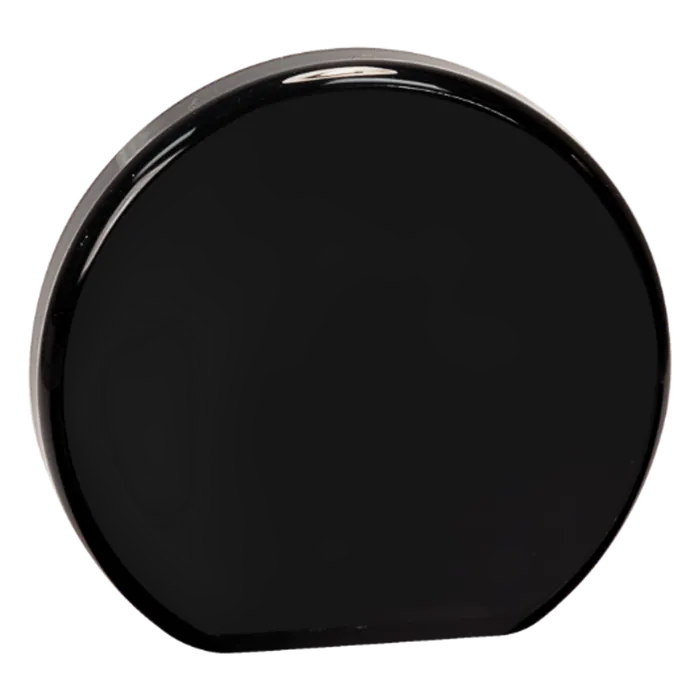 Large Black Acrylic Round