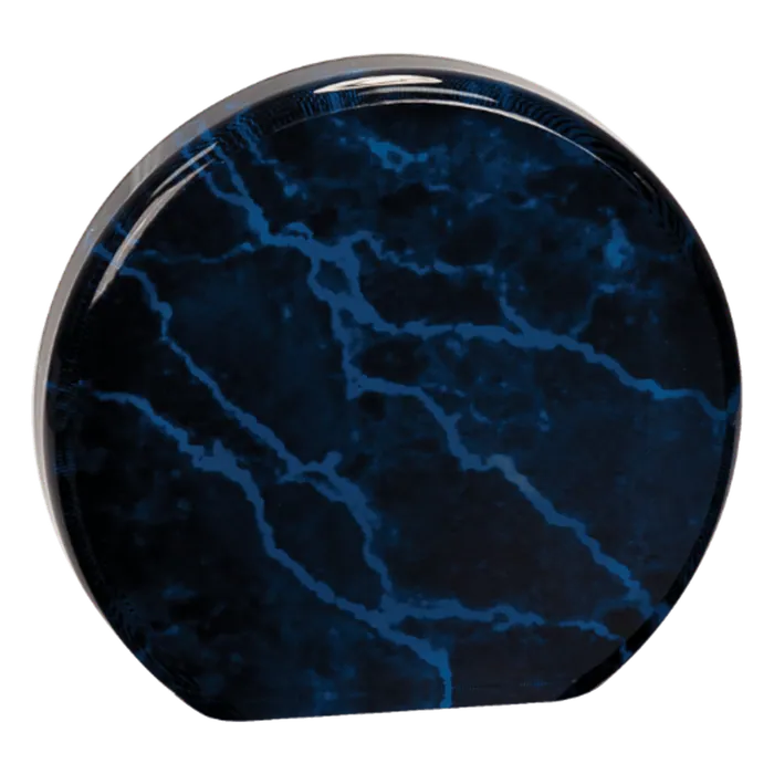 Large Blue Marble Acrylic Round