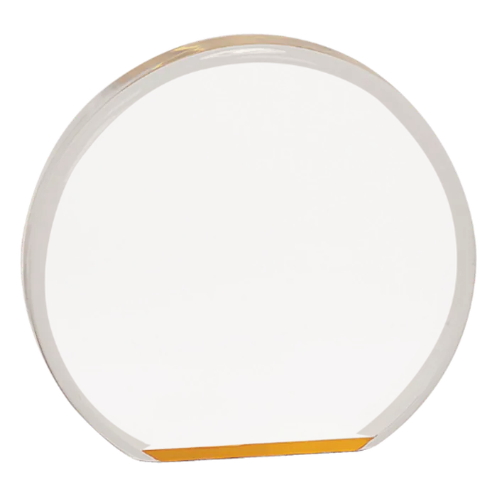 Large Gold Acrylic Round