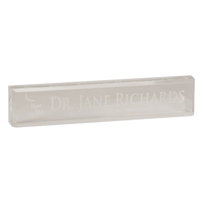 Clear Acrylic Desk Wedges