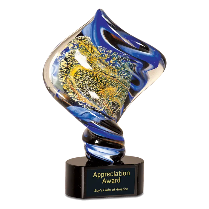 Diamond Twist Art Glass, 11"