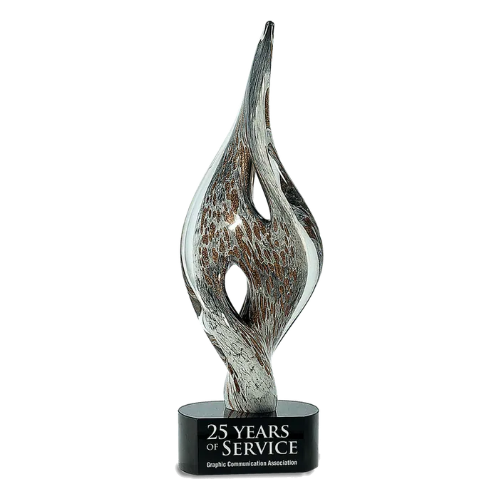 Spire Twist Art Glass