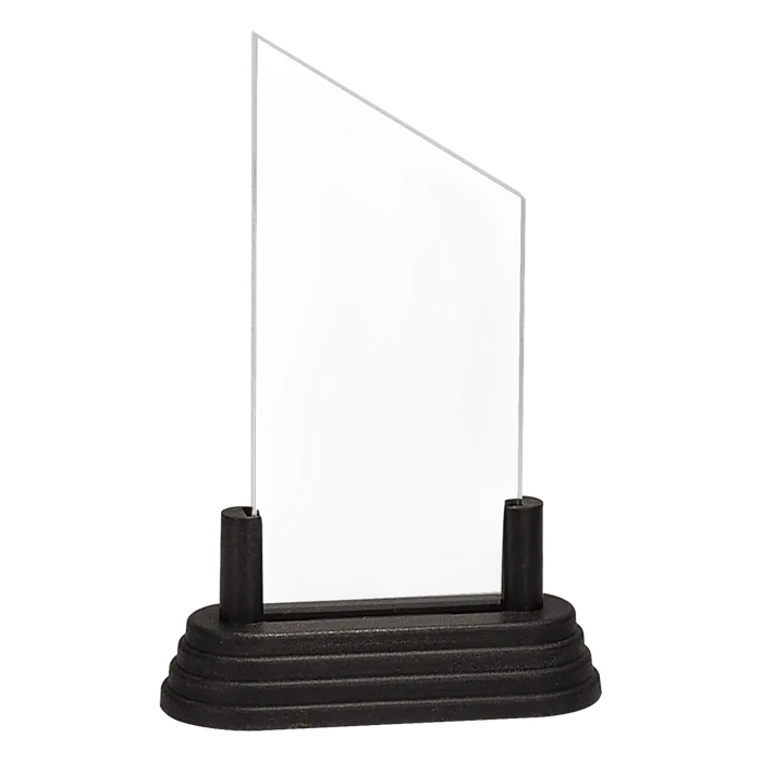 Medium Clear Peak Acrylic with Black Base
