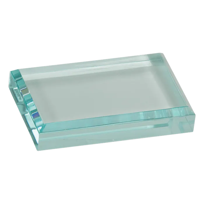 Jade Acrylic Paperweight, 4" x 2 1/2"