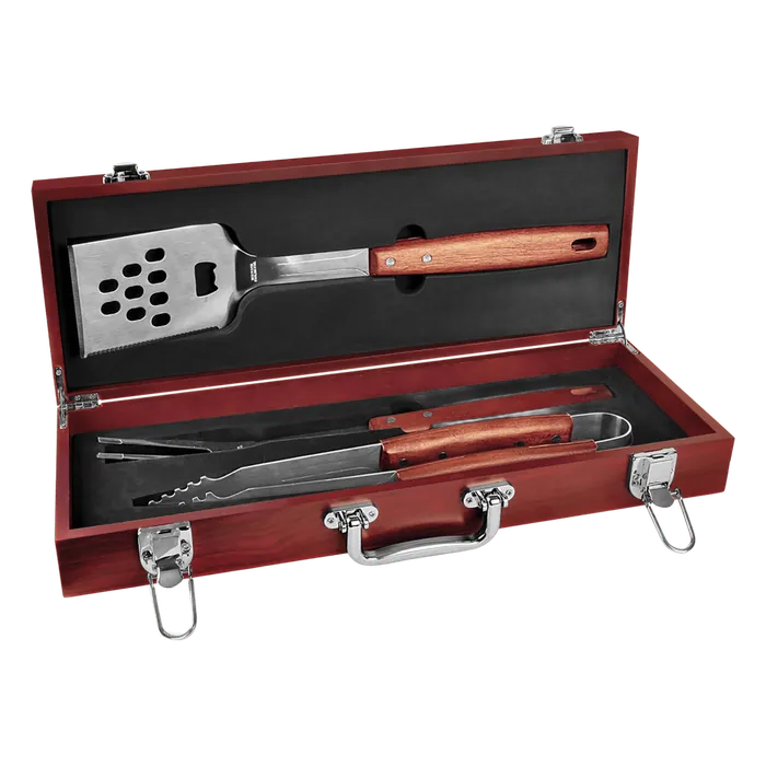 3-Piece Rosewood BBQ Set