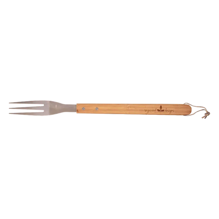 16 1/4" Bamboo Barbeque Fork