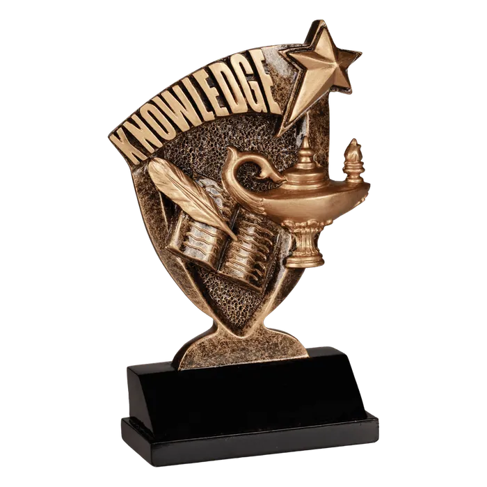 Lamp of Knowledge Broadcast Resin-6"