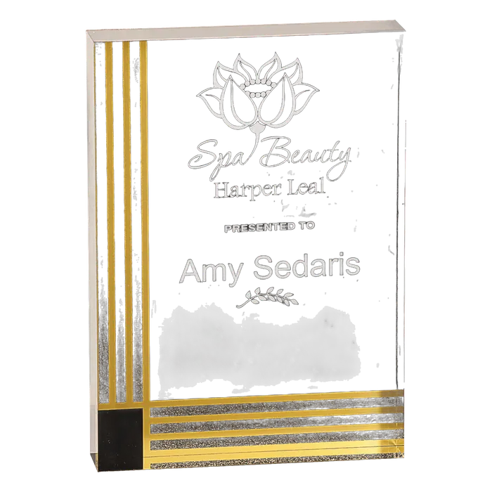 Large Black Diamonds Rectangle Acrylic