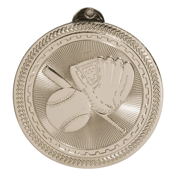 Baseball/Softball BriteLazer Medal-Silver