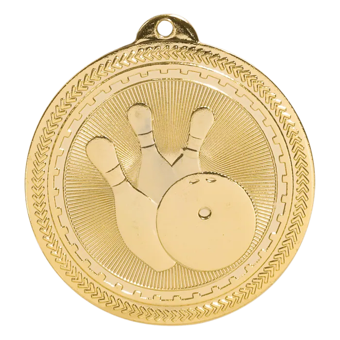 Bowling BriteLazer Medal-Gold