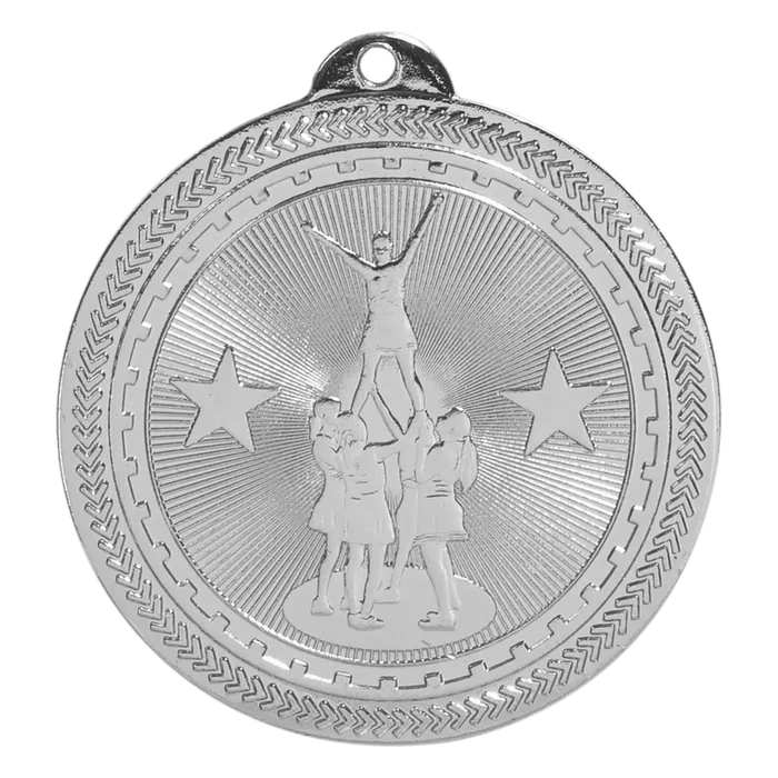 Competitive Cheer BriteLazer Medal-Silver