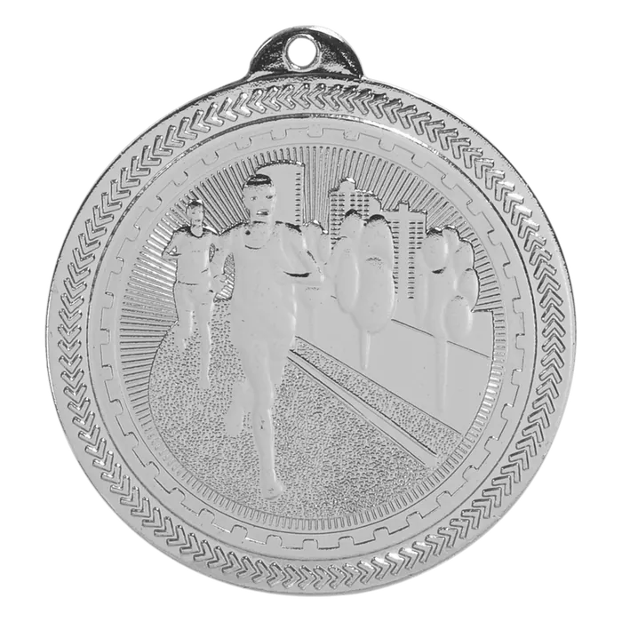 Cross Country BriteLazer Medal-Silver