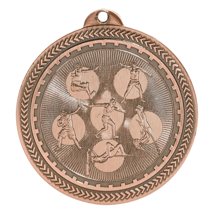 Track & Field BriteLazer Medal-Bronze