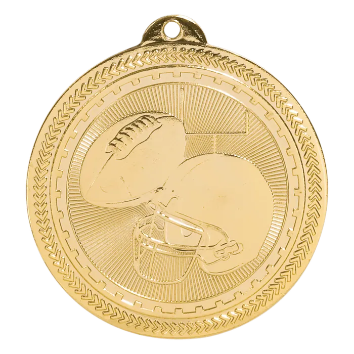 Football BriteLazer Medal-Gold