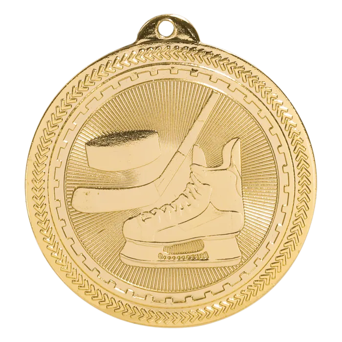 Hockey BriteLazer Medal-Gold