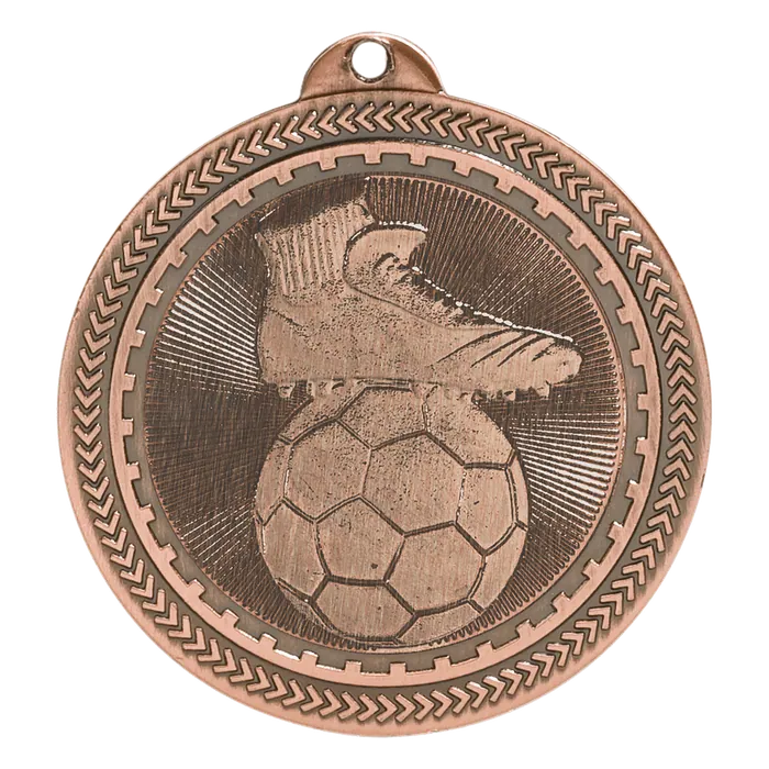 Soccer BriteLazer Medal-Bronze