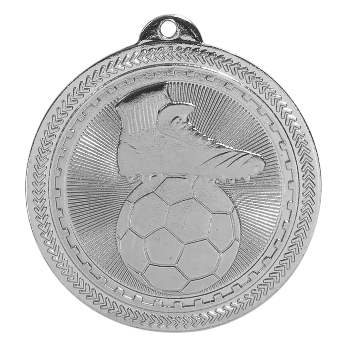 Soccer BriteLazer Medal-Silver