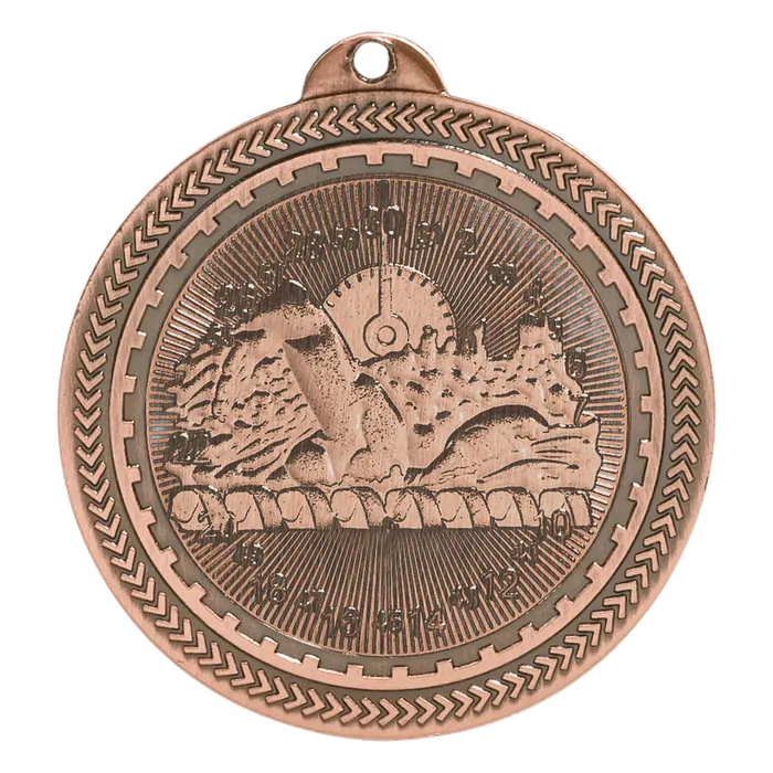 Swimming BriteLazer Medal-Bronze