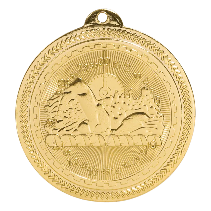 Swimming BriteLazer Medal-Gold