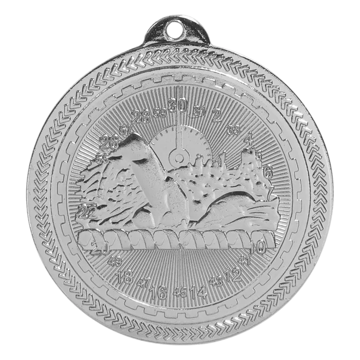 Swimming BriteLazer Medal-Silver