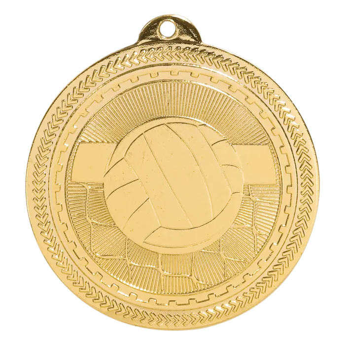 Volleyball BriteLazer Medal-Gold