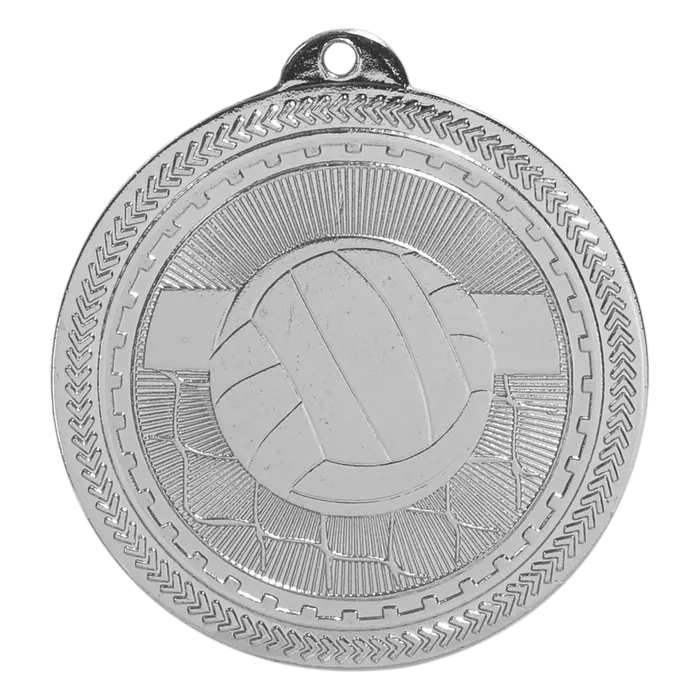 Volleyball BriteLazer Medal-Silver