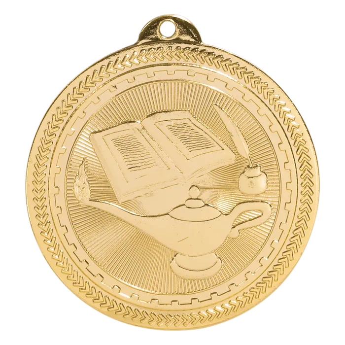 Lamp of Knowledge BriteLazer Medal-Gold