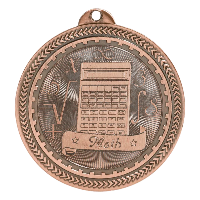 Math BriteLazer Medal-Bronze