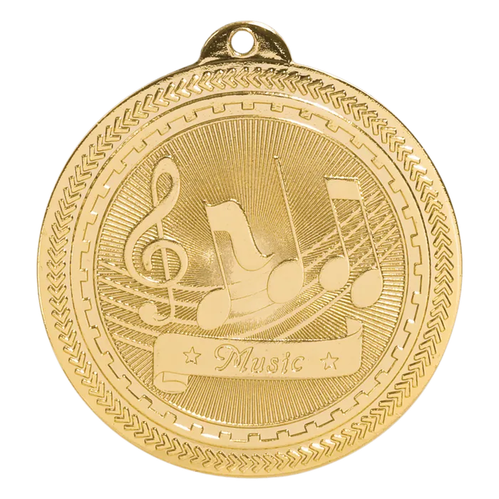 Music BriteLazer Medal-Gold