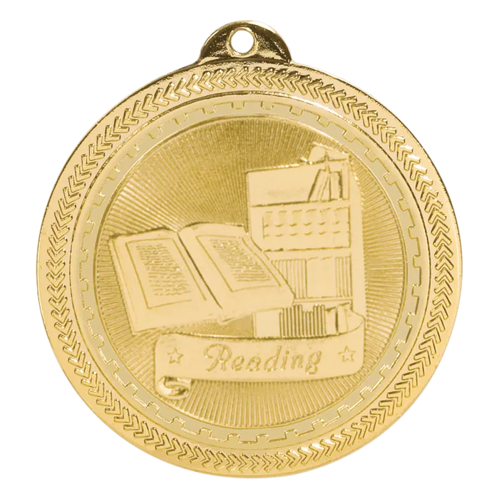 Reading BriteLazer Medal-Gold