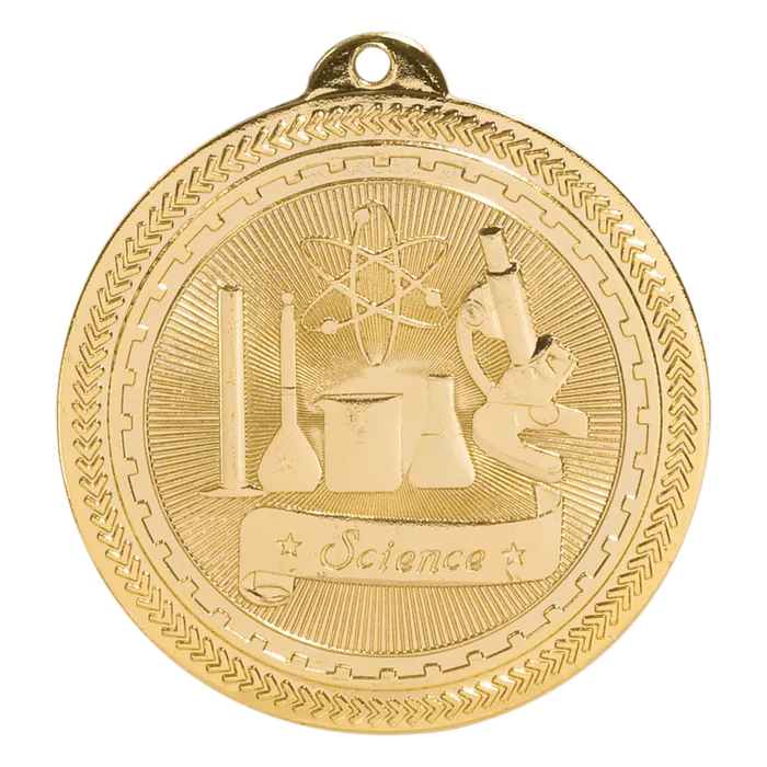 Science BriteLazer Medal-Gold