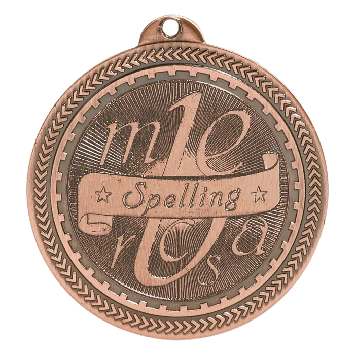 Spelling BriteLazer Medal-Bronze