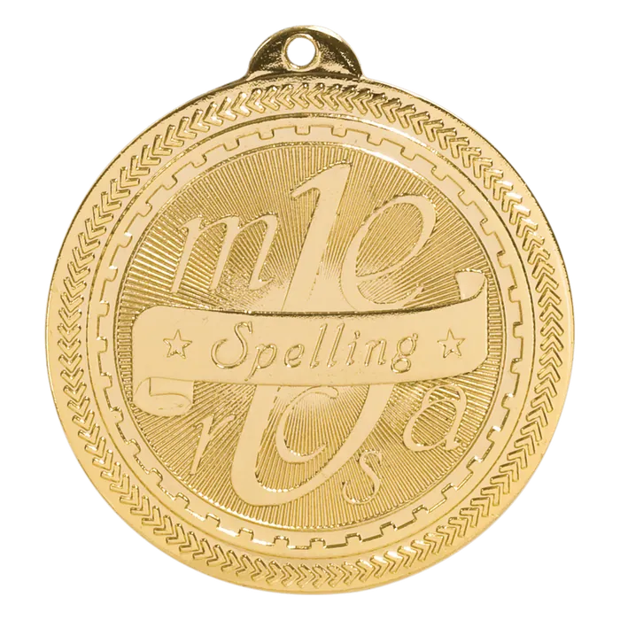 Spelling BriteLazer Medal-Gold