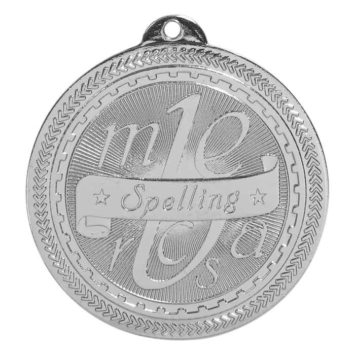 Spelling BriteLazer Medal-Silver