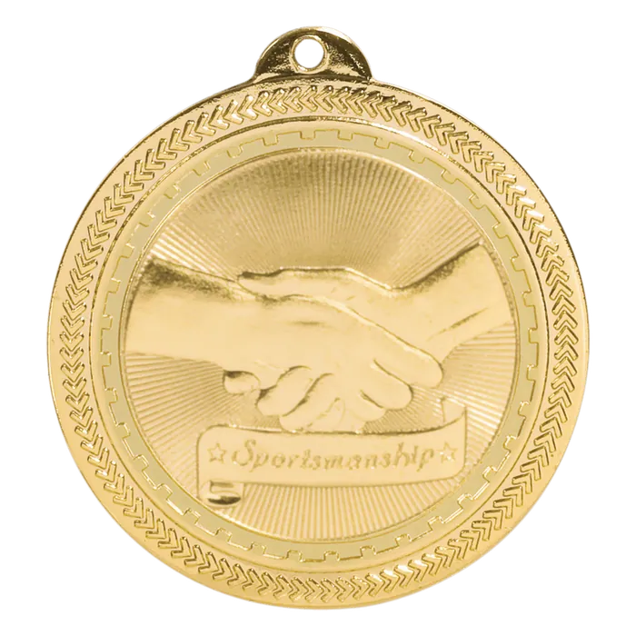 Sportsmanship BriteLazer Medal-Gold