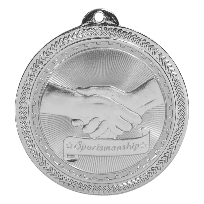 Sportsmanship BriteLazer Medal-Silver