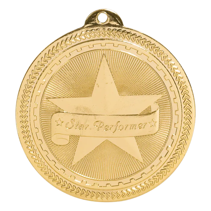 Star Performer BriteLazer Medal-Gold