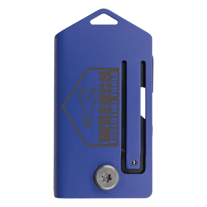 Bison River Blue 2" Anodized Aluminum Everyday Carry Knife