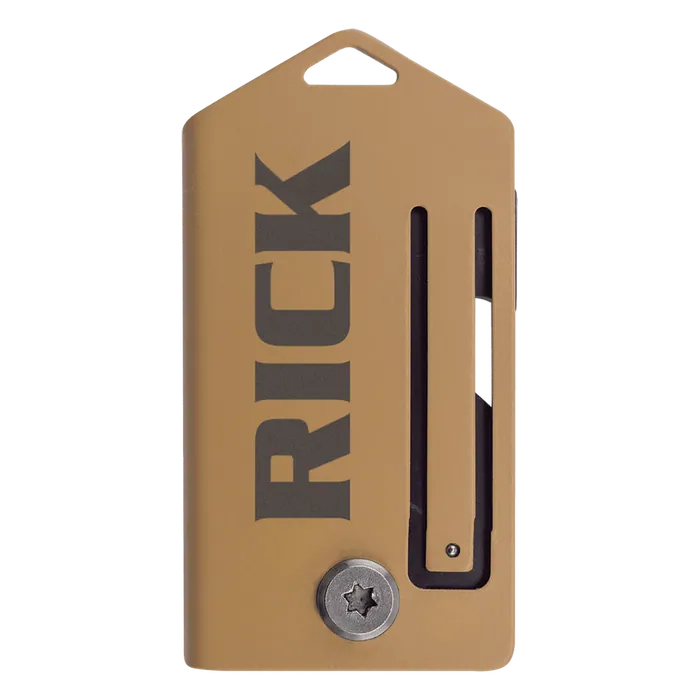 Bison River Sand 2" Anodized Aluminum Everyday Carry Knife