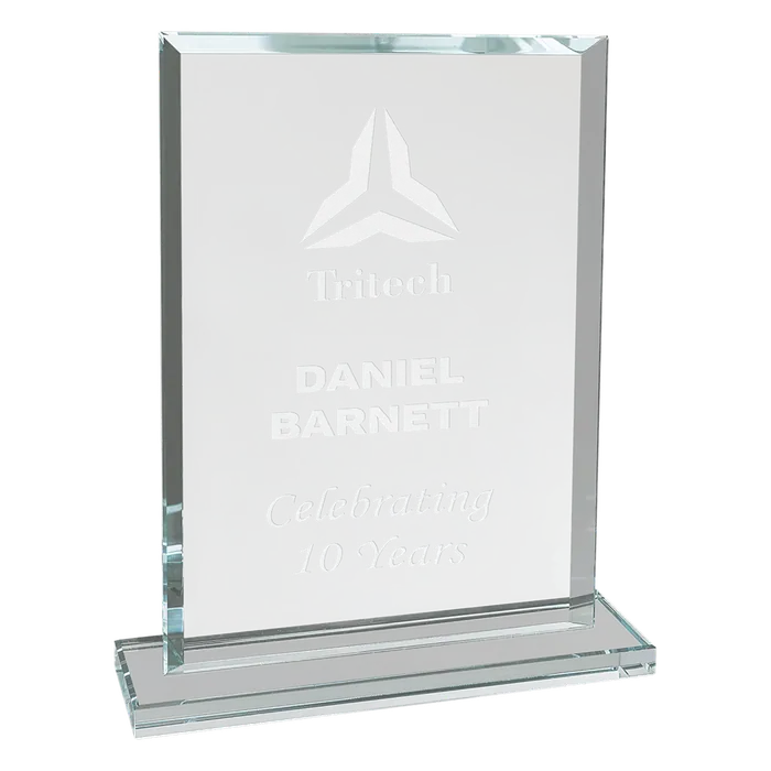 Premier Rectangle Glass Award, 7 3/4"